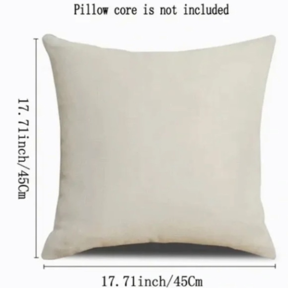 NEW EASTER BUNNIES EASTER/SPRING/NURSERY LINEN PILLOW COVER 17.7" X 17.7" - Picture 3 of 5